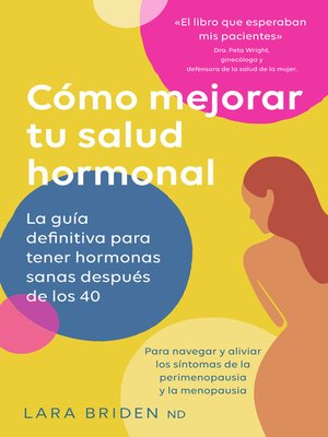 cover image of Cómo mejorar tu salud hormonal